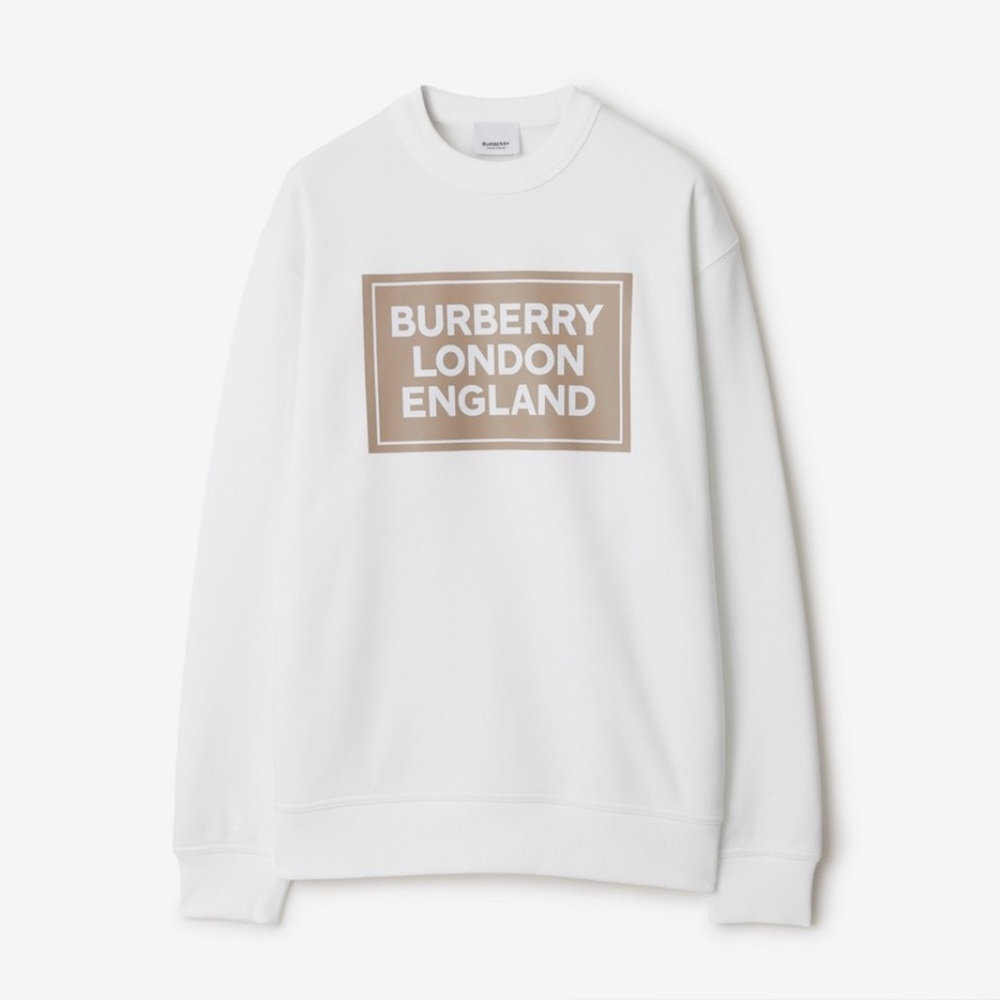 Burberry NWT Men's White Sweatshirt XL